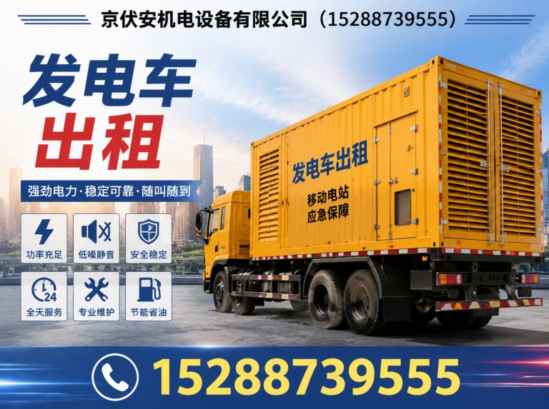 澄迈发电车租赁展示图