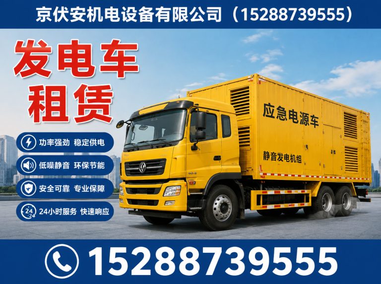 澄迈静音发电车租赁展示图